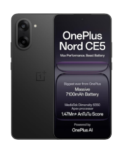 OnePlus Nord CE5 | Massive 7100mAh Battery | MediaTek Dimensity 8350 Apex | Powered by OnePlus AI