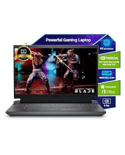 Dell SmartChoice G15-5530, Intel Core i5 13th Gen - 13450HX, FHD 15.6"/39.62 cm, Windows 11, MS Office 21, Dark Shadow Grey, 2.65Kg Gaming Laptop | RTX 3050 6GB GDDR6