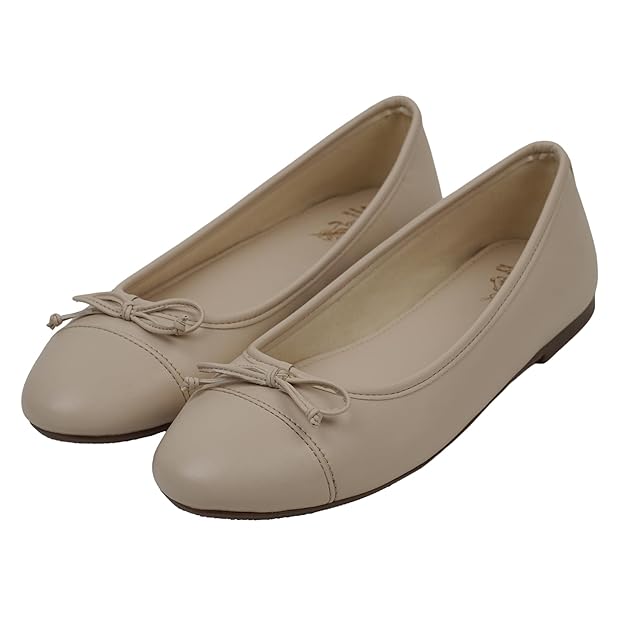 Theater Swans Ballet Flats for Women | Checkered Ballerina Slip On Shoes with Bow Detail Comfortable and Casual Everyday Essentials Footwear