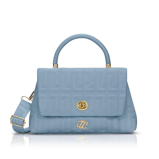 Lavie Signature Women's Quilt Marco Flap Satchel Handbag | Satchel Bag For Work | Ladies Purse | Stylish Shoulder Bag | Gift For Women