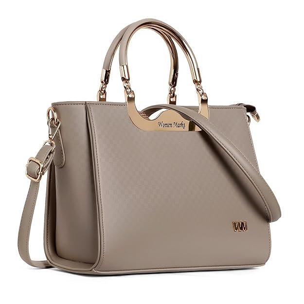 WOMEN MARKS® Checkered Texture Design Hand/Sling Bag for Girls/Women with Detachable and Adjustable Shoulder Strap