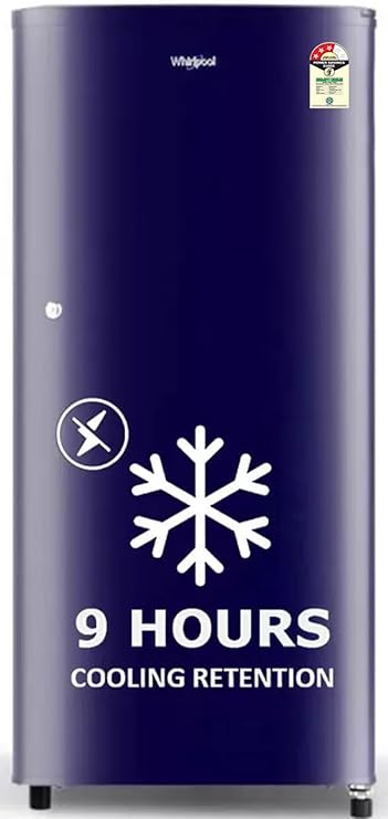 Whirlpool 184 L 3 Star Direct-Cool Single Door Refrigerator (205 WDE CLS 3S SAPPHIRE BLUE-Z, Blue)