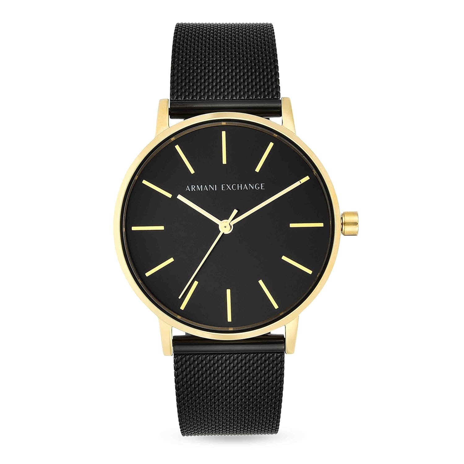 Armani Exchange Analog Black Dial Women's Watch-AX5548 Stainless Steel, Black Strap