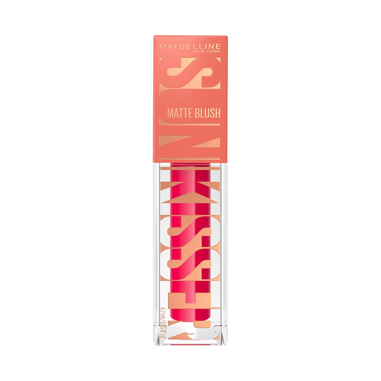 Maybelline New York Sunkisser Hazy Matte Blush, 12H Liquid Blush, Hot Pink Summer, 31, 4.7 ml