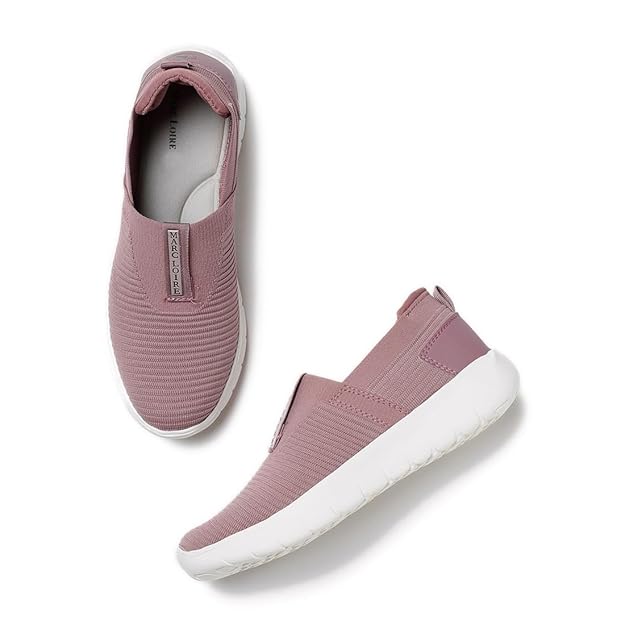 Marc Loire Women's Comfortable Slip-On Sneakers; Smart and Casual Shoes for Regular Wear