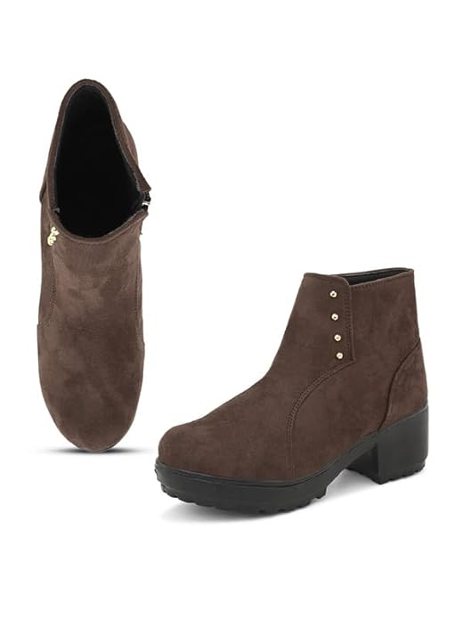 XE Looks Black Comfortable & Stylish Black Casual High For Women & Girls footwear UK-4