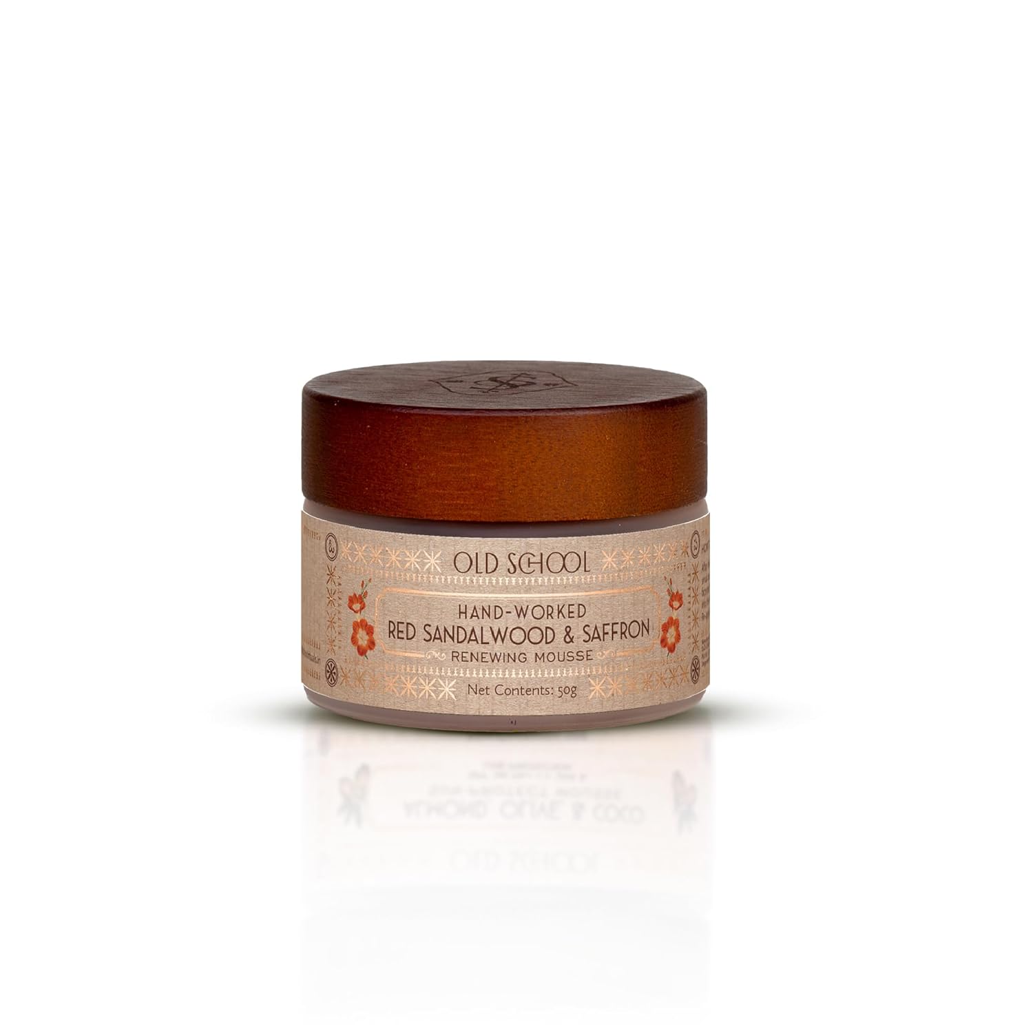 OLD SCHOOL Rituals Red Sandalwood & Saffron Age-Defying Face Moisturiser|For Dull Or Mature Skin|Hydrating Mousse|50G|Reduces Fine Lines & Wrinkles|Enhances Youthful Radiance