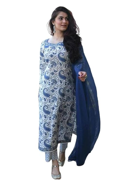 Pinkmint Women Straight Rayon Printed Kurta and Pant Set with Dupatta ll ll Event Wear