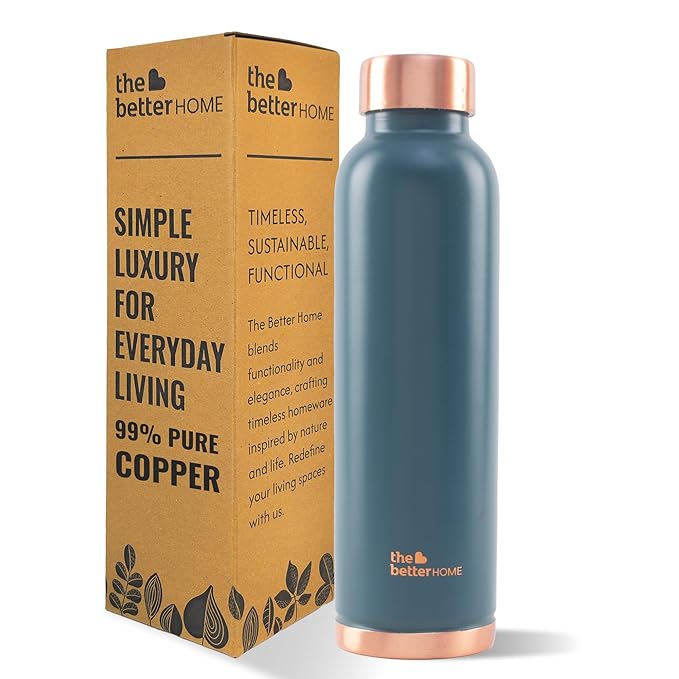 Amazon Brand - Solimo Stainless Steel Water Bottles Set of 6, 1L Each | Rust-Resistant, Shatter-Proof, Spill-Proof | Food Grade Steel | for Office, Home, Travel | Everyday Essential (Silver)