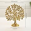 BEHOMA 100% Pure Brass Kalpvriksh Tree with Birds | Kalpavriksha Tree of Life Showpiece for Table Decor (5.9 inch) | kalpvriksha Vastu & Fengshui Decor, Home & Puja Temple Ornament, Good Luck Gift
