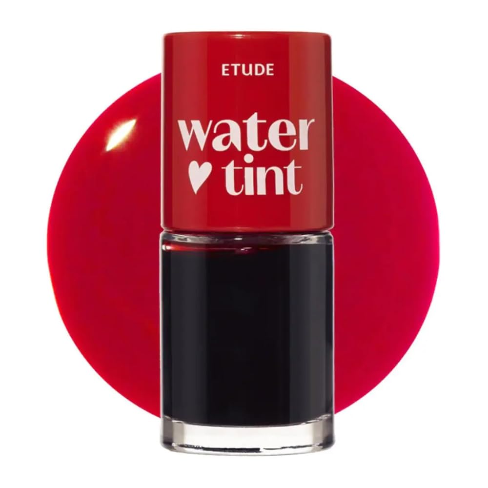 ETUDE Dear Darling Water Gel Luminous Lip & Cheek Tint| Long Lasting, Waterproof, Smudgeproof |Korean Makeup|Shade-02,Cherry-9ml