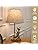 BEHOMA Luxury Jaguar Figurine Table Lamp with Antique Gold Aluminium Base & Fabric Shade | Elegant Home & Office Decor | Gift for Men, Kids, Housewarming Anniversary & Birthday (Bulb Not Included)