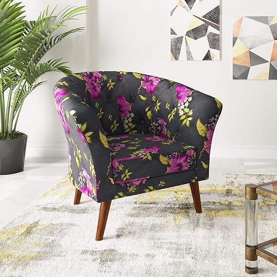 Amazon Brand - Stone & Beam Coteg Fabric Accent/Lounge Chair (Multicolour)