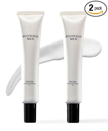 Reginald Men SPF 50+ PA++++ Sunscreen (100g) | In-Vivo Tested | Broad Spectrum UVA/UVB Protection | Brightening & Hydrating | Lightweight, Oil-Free & Non-Sticky | Daily Sun Protection for Men (Pack of 2,50g x 2)