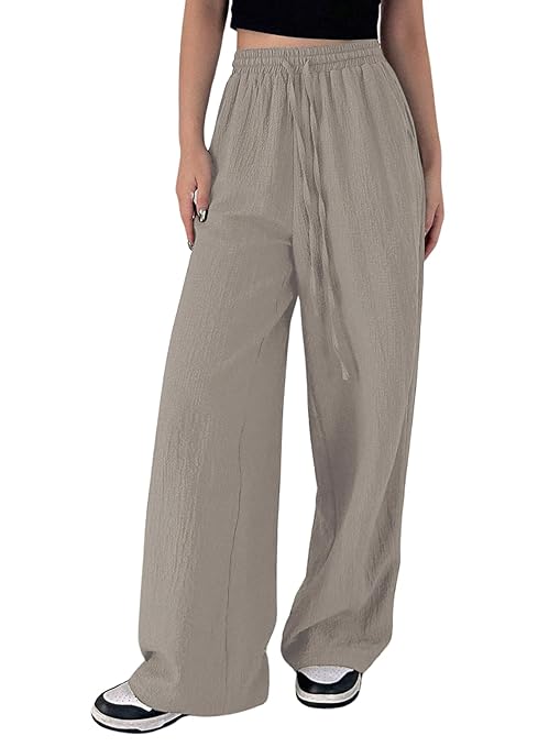 GRECIILOOKS Women Trousers for Women | Women Trousers | Women's High-Waisted Pant | Women Trousers Pants | Korean Trousers for Women