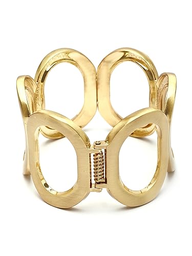 Karatcart Modern Gold-Plated Designer Kada Bracelet for Women