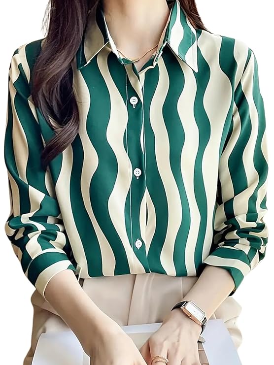 GRECIILOOKS Shirt for Women Stylish | Long Shirt for Women | Oversized Shirt for Women | Women Shirt | Woman TOP