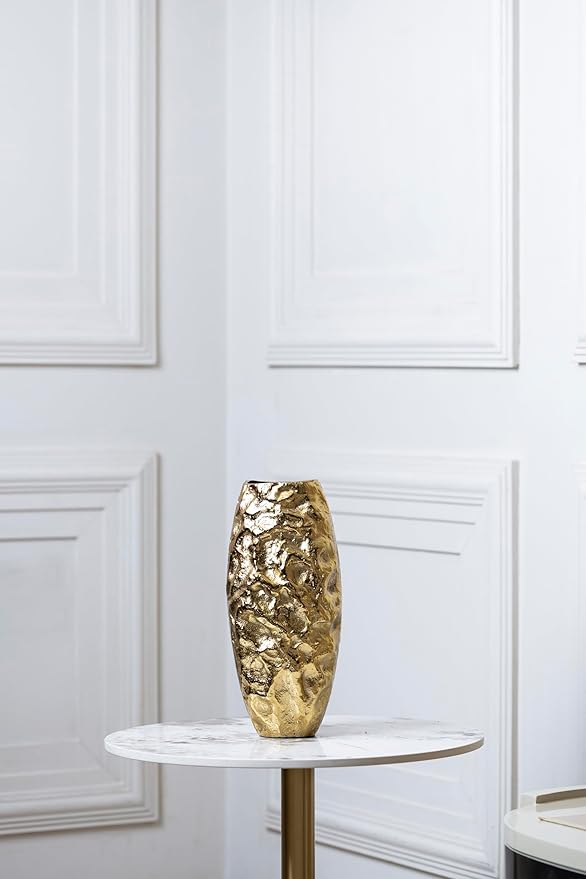 PARAMI Luxe Glow Decorative Vase for Living Room and Office Table Centerpiece - Large