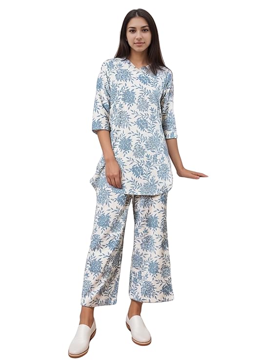 SHIENZY Kurta Sets for Woman | Co ord Set for Women Stylish | Kurti Set for Woman | Short Kurti for Women Latest | Ethnic Jaipuri Straight Kurta Set with Palazzo Pants | Salwar Suit for Party Outfits