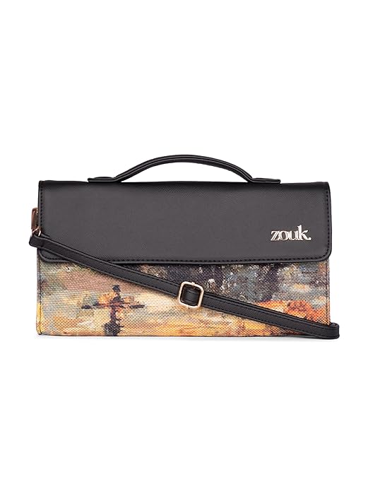ZOUK Rhea Kapoor Clutch - | Vegan Leather Designer Clutch for Women