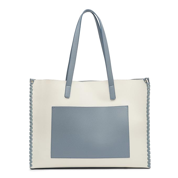 Miraggio Brooklyn Large Sized Tote Bag with Front Pocket for Women | Office Handbag for Women