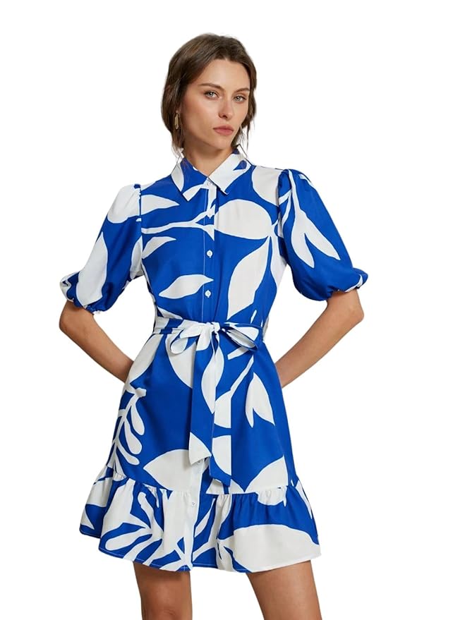 GRECIILOOKS Printed Midi Bodycon One-Piece Dress Elegant Summer Outfit, Slim Fit Cocktail Look, Soft Fabric
