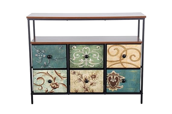 Amazon Brand - Umi Fabric Chest of Drawers for Storage Closet Storage Units Dresser Storage Organizer Chest of Drawers Storage Organizer for Living Room Bedroom Wardrobe Clothes Book - 100x29.8x78cm