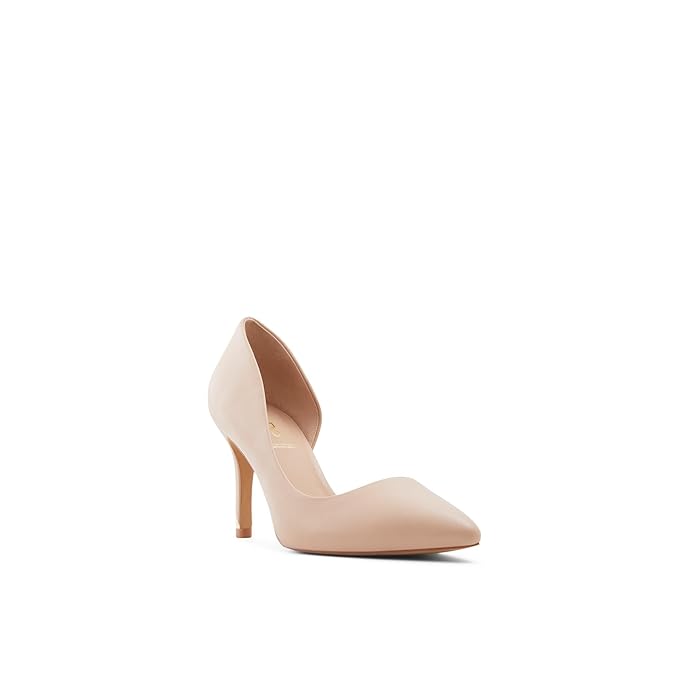 Aldo Womens Vralg270-bone-synthetic-heels Pumps Heeled Sandal