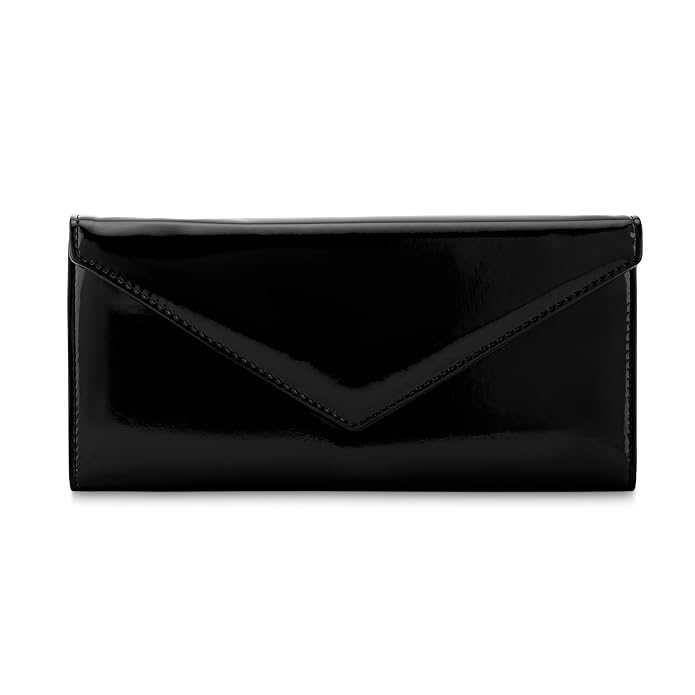 Fastrack Women Faux Leather Casual Chic Wallet,Black