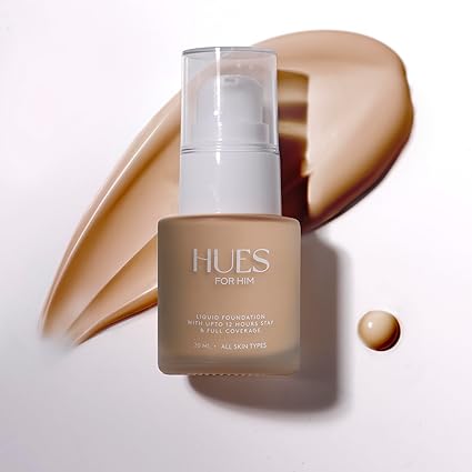 Men Full-Coverage Foundation Mens Face Moisturizer Cream, Face Makeup for All Skin Types, Evens Skin Tone, Oil Control and Cover Flaws, Natural 240 (Deep Espresso), 20ml