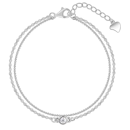 GIVA 925 Silver Impeccable Style Bracelet, Adjustable | Gifts for Women and Girls | With Certificate of Authenticity and 925 Stamp | 6 Months Warranty