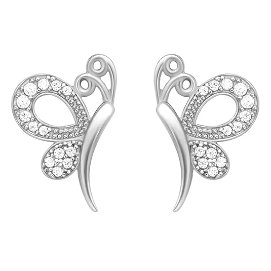GIVA 925 Silver Beatiful Butterfly Studs Earrings | Gift for Girlfriend| Gifts for Women& Girls
