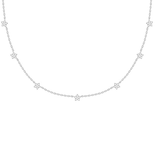 GIVA AVNI 925 Silver Star Constellation Necklace | Gifts for Girlfriend, Gifts for Women and Girls | With Certificate of Authenticity and 925 Stamp | 6 Month Warranty