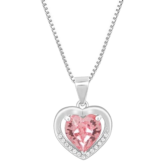 GIVA 925 Silver Anushka Sharma Valentine Pendant| Gifts for Girlfriend, Gifts for Women and Girls |With Certificate of Authenticity and 925 Stamp | 6 Month Warranty
