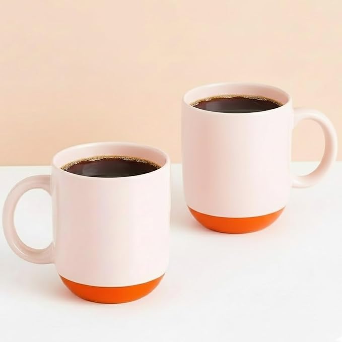Clay Craft Modern Matte Coffee Mug Set of 2, 300 ml | Fine Ceramic Tea, Coffee & Milk Mugs | Elegant & Durable Drinkware | Microwave & Dishwasher Safe | Minimalist Home, Office & Gift Collection