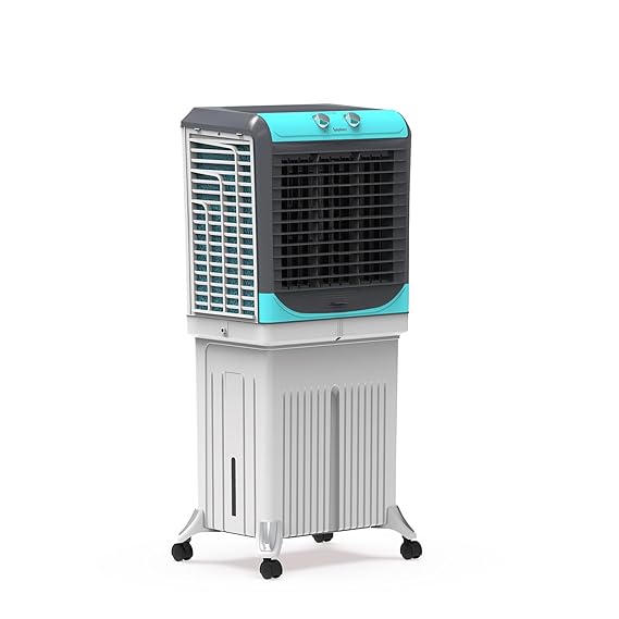 Symphony Maxwind 55 Desert Air Cooler | 3-Side Honeycomb Pads | High-Capacity Cooling Technology | Powerful Air Cooler Fan | Easy-Fill System | 1-Year Warranty