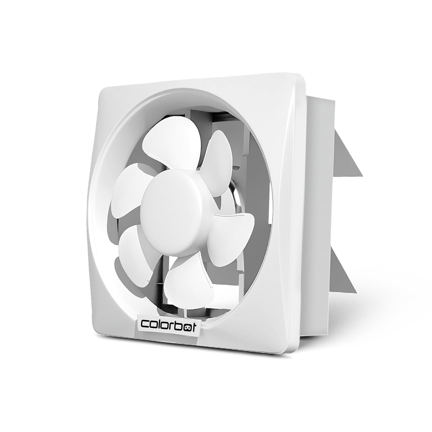 Colorbot Ecoz BLDC Exhaust Fan 150mm (6 inches) for Bathroom, Kitchen | 10W | Installation-Square Cut (190mm) | Low Noise | Easy to Clean | 100% Copper Motor | 3 Years Warranty (Arctic White)