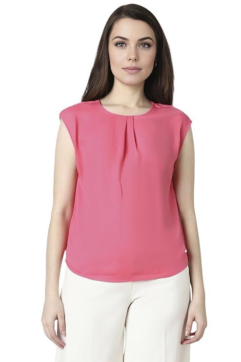 Van Heusen Women's Polyester Regular Fit Blouse
