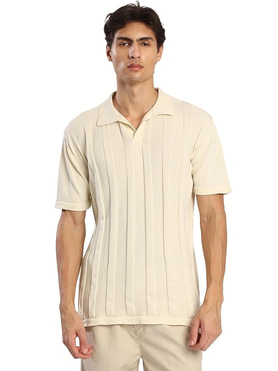 Amazon Brand - INKAST Men's Solid Regular Fit T-Shirt