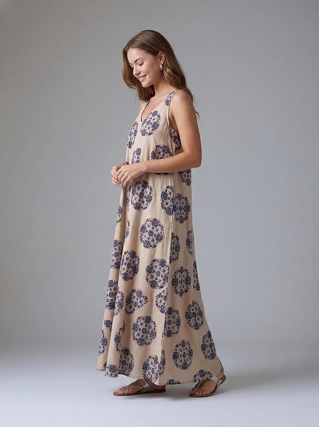 Leriya Fashion Dress for Women | Western One Piece Dress for Women Short & Long | Sleeveless Casual Summer Dresses for Beach & Stylish Party Outifits Knee-Length