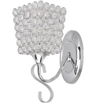 SINOMAN Crystal Wall Lights/Wall Light for Living Room Modern/Wall Lamps for Bedroom/for Living Room/Wall Lights for Home Decoration/Bedside Wall lamp/Wall lamp Light (Without Bulb)