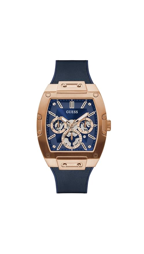 GUESS Men's Trend Casual Tonneau Diamond 43mm Watch