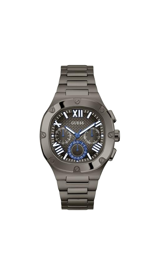 GUESS Headline Analog Watch for Men with Square Dial & Water Resistant Man's Wrist Watches
