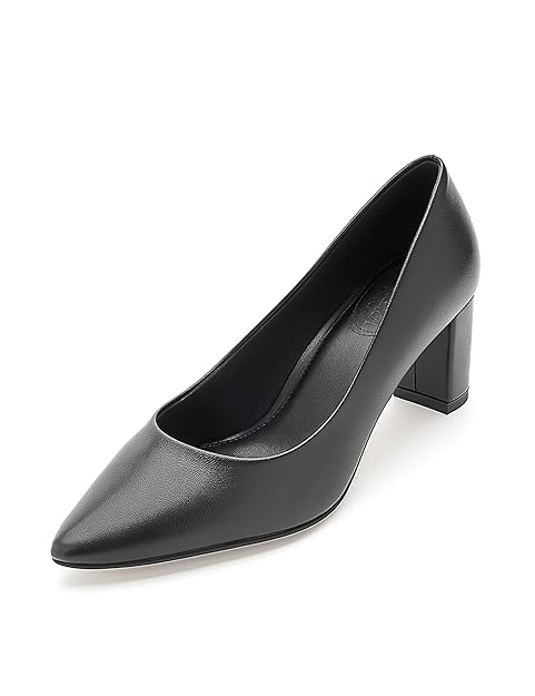 Symbol Premium Women's 'Desk to Dinner' Block Heel Pumps (Ortholite Insole|Stylish Heels)