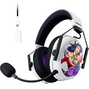Razer BlackShark V3 Pro Wireless ANC Gaming Headset for Xbox: Full Band Mic - 50mm Driver - 2.4 GHz, Bluetooth, USB, 3.5mm - Works with PC, Mac, PS5, Nintendo Switch - Long Battery Life - 2XKO Edition