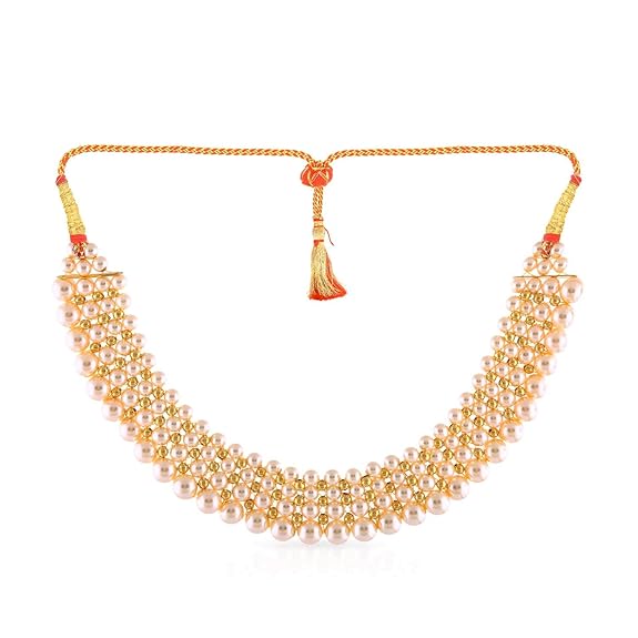 Malabar Gold and Diamonds 22k (916) Yellow Gold Necklace for Women