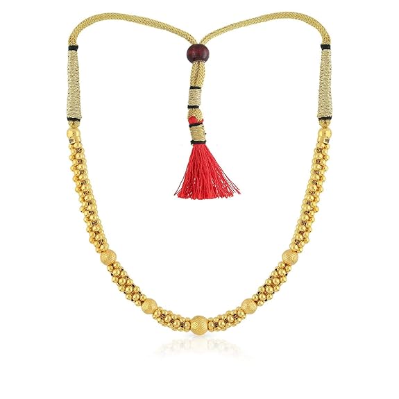 Malabar Gold & Diamonds | 22KT | Pure yellow gold | Tradional Tushi Necklace for Womens