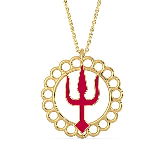Malabar Gold & Diamonds | 14KT | Pure yellow gold | Religious Pendant for Unisex