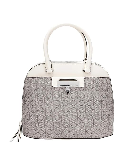 Calvin Klein Logo Brown Pu Crossbody Bag
