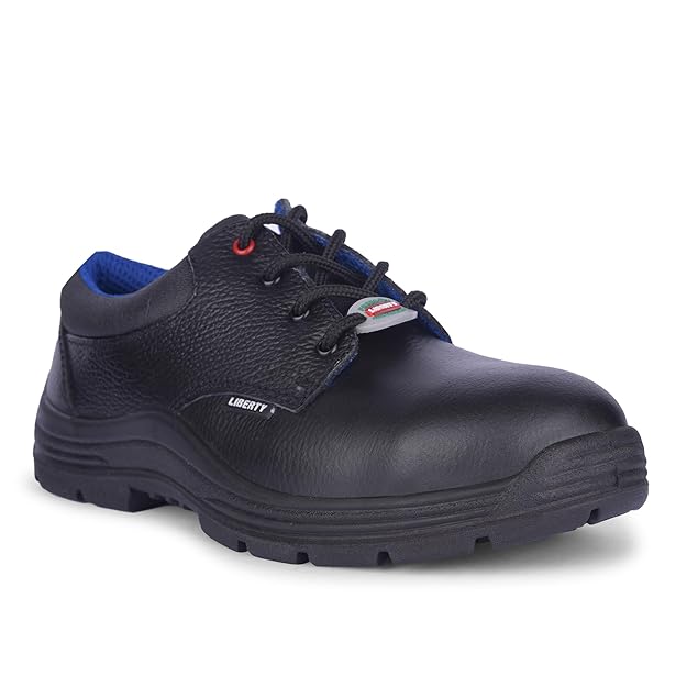 Liberty Freedom SURKSHA1SJ Safety Shoes for Men's with PU Insole | Comfortable for All Weather | Shock Absorber|